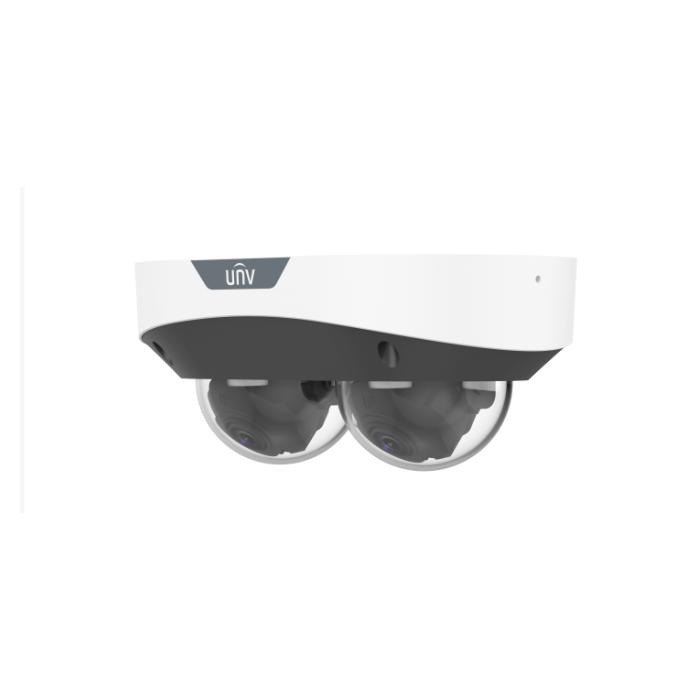 2*4MP LightHunter MultiView Fixed IR Dome Network Camera